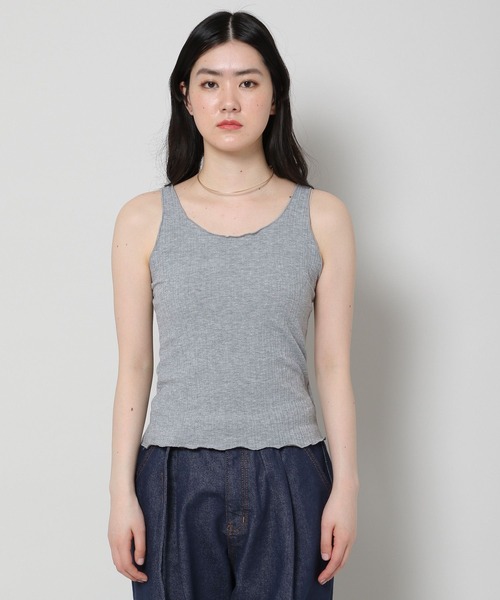 ALAND(エーランド)の「3.3Field Trip/プリーツキャミ 2285601(キャミソール・レディース・ライトブルー/ブラック/グレー/アイボリー・FREE)」の7枚目の写真