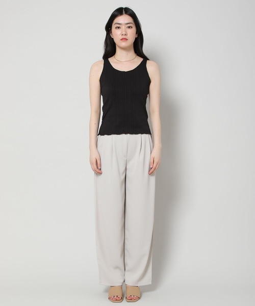 ALAND(エーランド)の「3.3Field Trip/プリーツキャミ 2285601(キャミソール・レディース・ライトブルー/ブラック/グレー/アイボリー・FREE)」の10枚目の写真