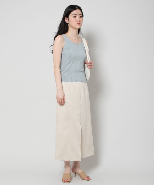 ALAND(エーランド)の「3.3Field Trip/プリーツキャミ 2285601(キャミソール・レディース・ライトブルー/ブラック/グレー/アイボリー・FREE)」の16枚目の写真