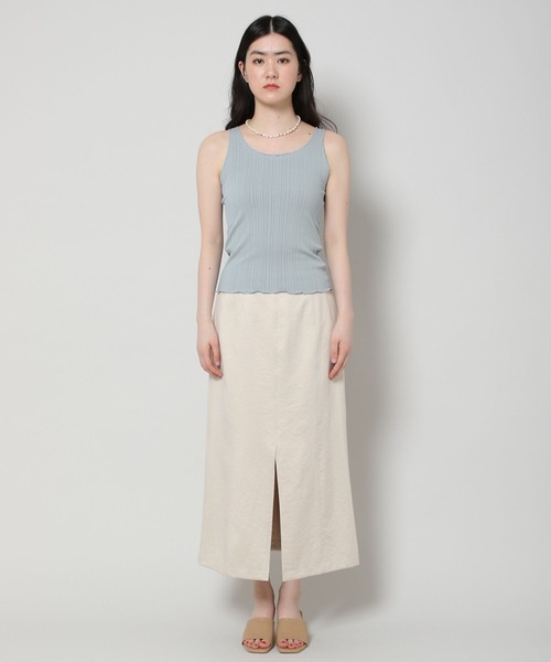 ALAND(エーランド)の「3.3Field Trip/プリーツキャミ 2285601(キャミソール・レディース・ライトブルー/ブラック/グレー/アイボリー・FREE)」の17枚目の写真