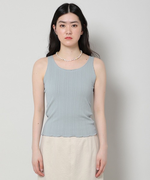 ALAND(エーランド)の「3.3Field Trip/プリーツキャミ 2285601(キャミソール・レディース・ライトブルー/ブラック/グレー/アイボリー・FREE)」の18枚目の写真