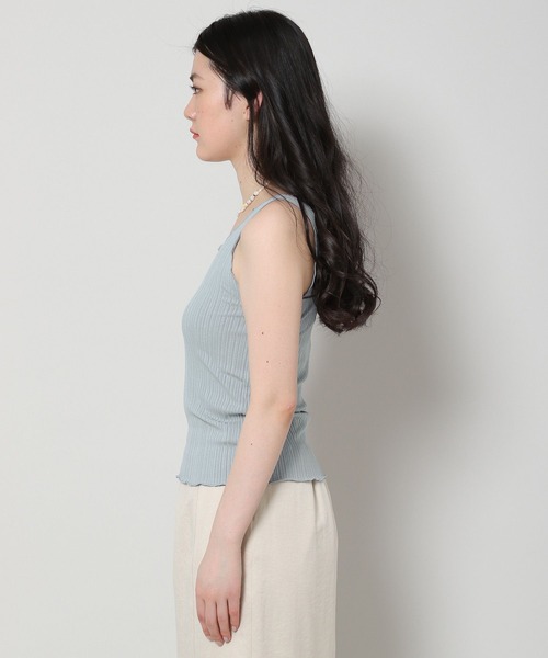 ALAND(エーランド)の「3.3Field Trip/プリーツキャミ 2285601(キャミソール・レディース・ライトブルー/ブラック/グレー/アイボリー・FREE)」の19枚目の写真