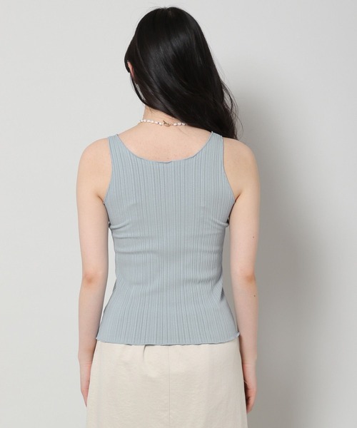 ALAND(エーランド)の「3.3Field Trip/プリーツキャミ 2285601(キャミソール・レディース・ライトブルー/ブラック/グレー/アイボリー・FREE)」の20枚目の写真