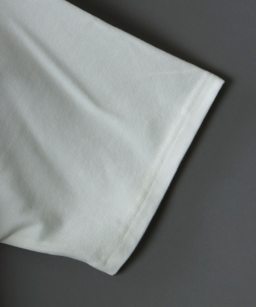 SITRY（シトリー）の「Big silhouette stitch polo shirt / ビッグシルエット ワンポイント刺繍 半袖 ポロシャツ（ポロシャツ・メンズ・ライトグレー/ブラック/オフホワイト/ホワイト系その他/ブラック系その他/グリーン系その他・M/L）」の12枚目の写真