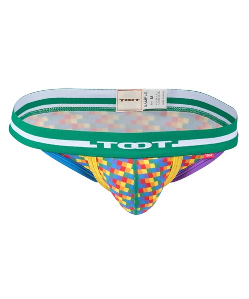 TOOTカップビキニ2枚セット TOOT（トゥート）の「BIKINI/Rainbow Mosaic Cup Bikini