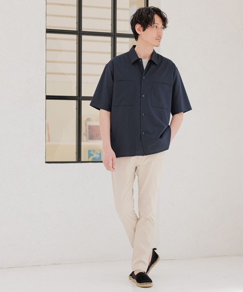 GLOBAL WORK(グローバルワーク)の「アーバンシャツAIR/263061(シャツ/ブラウス・メンズ・チャコールグレー/ブラック/ネイビー/ブラウン・SMALL/MEDIUM/LARGE)」の12枚目の写真