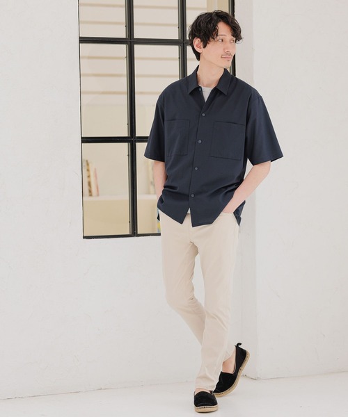 GLOBAL WORK(グローバルワーク)の「アーバンシャツAIR/263061(シャツ/ブラウス・メンズ・チャコールグレー/ブラック/ネイビー/ブラウン・SMALL/MEDIUM/LARGE)」の13枚目の写真