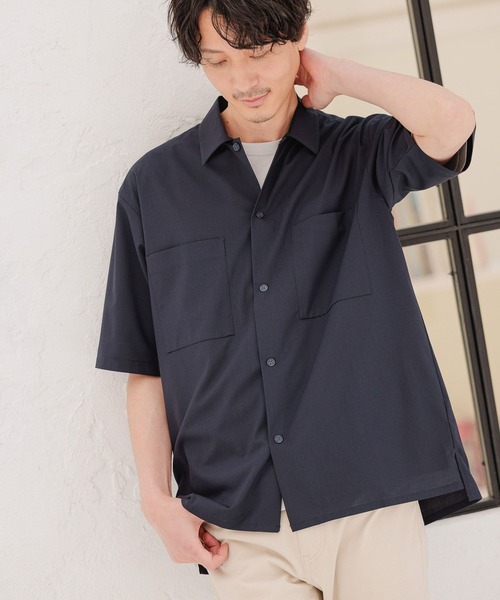 GLOBAL WORK(グローバルワーク)の「アーバンシャツAIR/263061(シャツ/ブラウス・メンズ・チャコールグレー/ブラック/ネイビー/ブラウン・SMALL/MEDIUM/LARGE)」の15枚目の写真