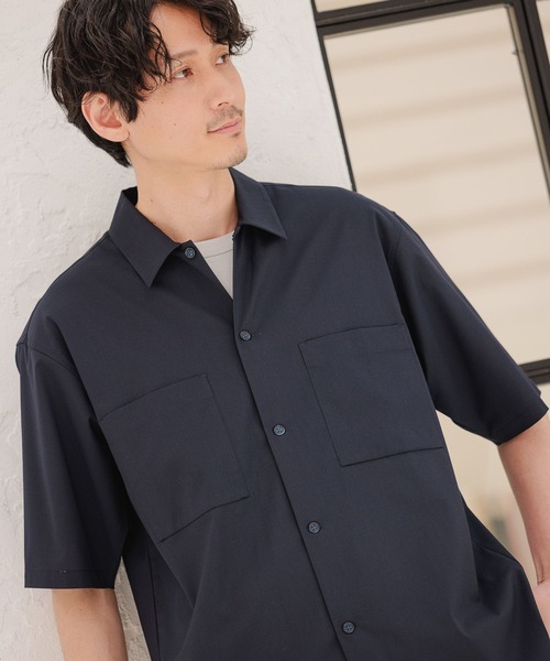 GLOBAL WORK(グローバルワーク)の「アーバンシャツAIR/263061(シャツ/ブラウス・メンズ・チャコールグレー/ブラック/ネイビー/ブラウン・SMALL/MEDIUM/LARGE)」の17枚目の写真