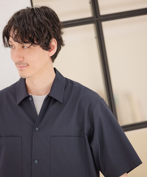 GLOBAL WORK(グローバルワーク)の「アーバンシャツAIR/263061(シャツ/ブラウス・メンズ・チャコールグレー/ブラック/ネイビー/ブラウン・SMALL/MEDIUM/LARGE)」の19枚目の写真