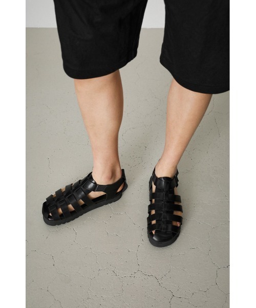 AZUL by moussy（アズールバイマウジー）の「GURKHA SANDALS/グルカサンダル（サンダル・メンズ・ブラック・MEDIUM/LARGE）」の11枚目の写真
