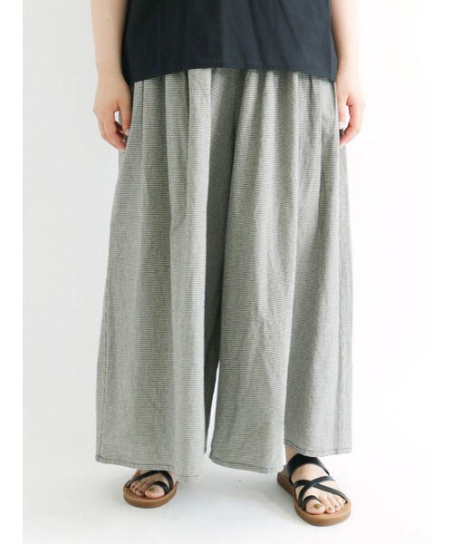 Samansa Mos2(サマンサ モスモス)の「ギャザーハカマパンツ(その他パンツ・レディース・ブラック/ベージュ/グリーン/モカ・フリ-)」の15枚目の写真