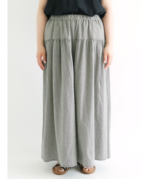 Samansa Mos2(サマンサ モスモス)の「ギャザーハカマパンツ(その他パンツ・レディース・ブラック/ベージュ/グリーン/モカ・フリ-)」の17枚目の写真