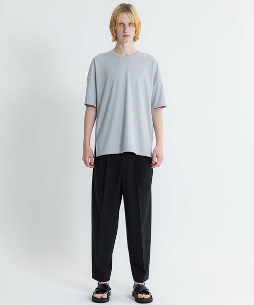 ATTACHMENT（アタッチメント）の「STUDIOUS別注 PLEATS　S/S　TEE（Tシャツ/カットソー・メンズ・ライトグレー/ブラック・1/2）」の18枚目の写真
