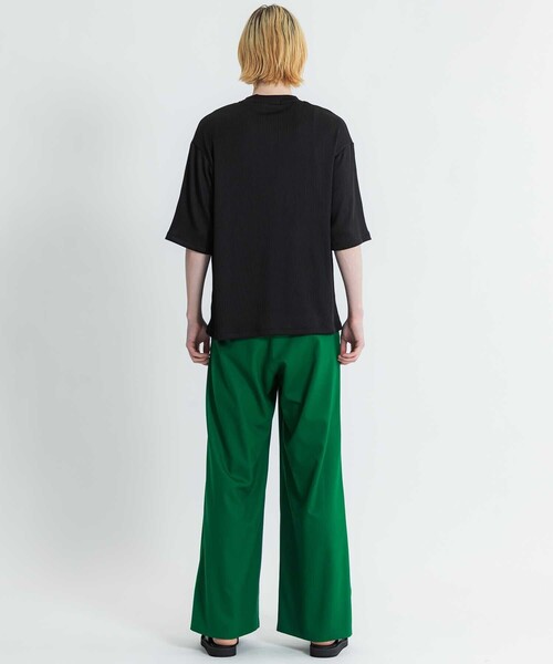 ATTACHMENT（アタッチメント）の「STUDIOUS別注 PLEATS　S/S　TEE（Tシャツ/カットソー・メンズ・ライトグレー/ブラック・1/2）」の8枚目の写真