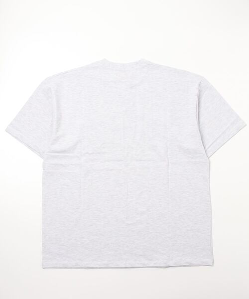 Paragraph（パラグラフ）の「【PARAGRAPH/パラグラフ】056 ARCH LOGO SMILE T-SHIRT/半袖トップス 半袖Tシャツ 白T 黒T Tシャツ プリントTシャツ（Tシャツ/カットソー・メンズ・イエロー/ブルー/パープル/杢グレー/グリーン/アイボリー/チャコールグレー・ONE SIZE）」の8枚目の写真