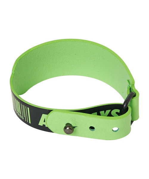 HYSTERIC GLAMOUR（ヒステリックグラマー）の「HYS MUSIC WEEK リストバンド（バングル/リストバンド・メンズ・グリーン/オレンジ/ブラック・FREE）」の8枚目の写真