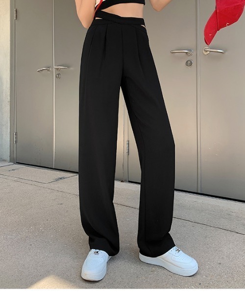 MANGROVE（マングローブ）の「ウエストサイドカットスラックス（スラックス・レディース・ピンク/ホワイト/ブラック・MEDIUM/LARGE）」の10枚目の写真