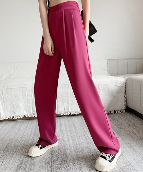 MANGROVE（マングローブ）の「ウエストサイドカットスラックス（スラックス・レディース・ピンク/ホワイト/ブラック・MEDIUM/LARGE）」の18枚目の写真