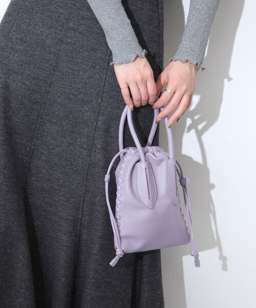 SLOBE IENA（スローブイエナ）の「【ADD CULUMN/アドカラム】 TURN Sショルダーバッグ◆（ショルダーバッグ・レディース・グレー/パープル/オレンジ・FREE）」の3枚目の写真