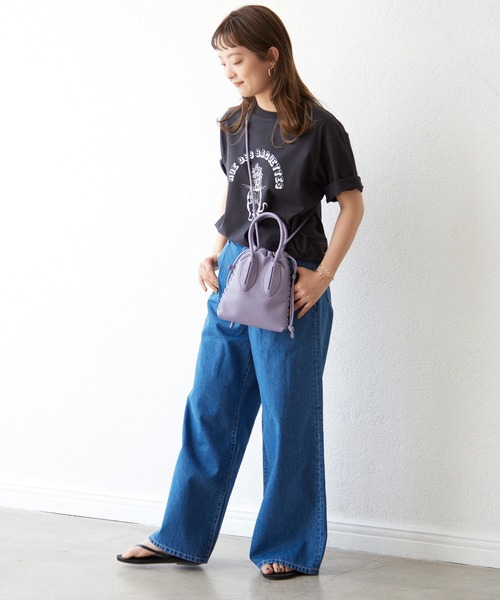 SLOBE IENA（スローブイエナ）の「【ADD CULUMN/アドカラム】 TURN Sショルダーバッグ◆（ショルダーバッグ・レディース・グレー/パープル/オレンジ・FREE）」の4枚目の写真