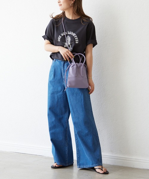 SLOBE IENA（スローブイエナ）の「【ADD CULUMN/アドカラム】 TURN Sショルダーバッグ◆（ショルダーバッグ・レディース・グレー/パープル/オレンジ・FREE）」の20枚目の写真