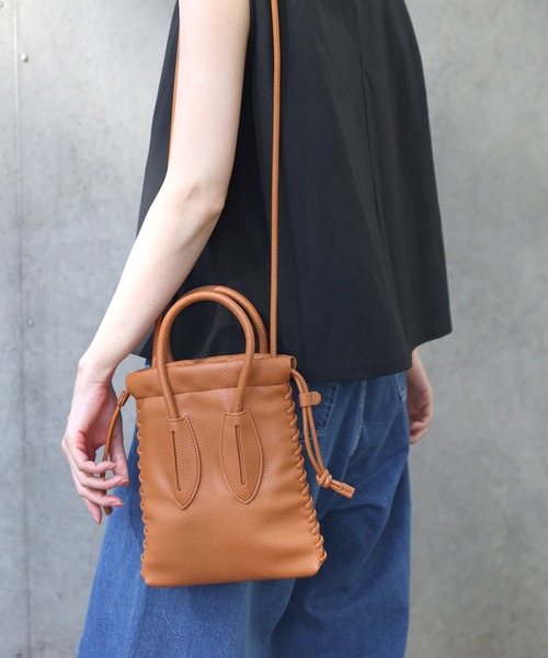 SLOBE IENA（スローブイエナ）の「【ADD CULUMN/アドカラム】 TURN Sショルダーバッグ◆（ショルダーバッグ・レディース・グレー/パープル/オレンジ・FREE）」の9枚目の写真