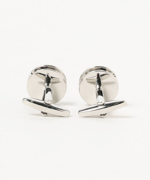 BEAMS F（ビームスエフ）の「elizabeth parker / ラウンド セル カフリンクス（カフリンクス・メンズ・ブルー・ONE SIZE）」の4枚目の写真