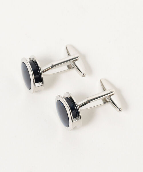 BEAMS F（ビームスエフ）の「elizabeth parker / ラウンド セル カフリンクス（カフリンクス・メンズ・ブルー・ONE SIZE）」の5枚目の写真