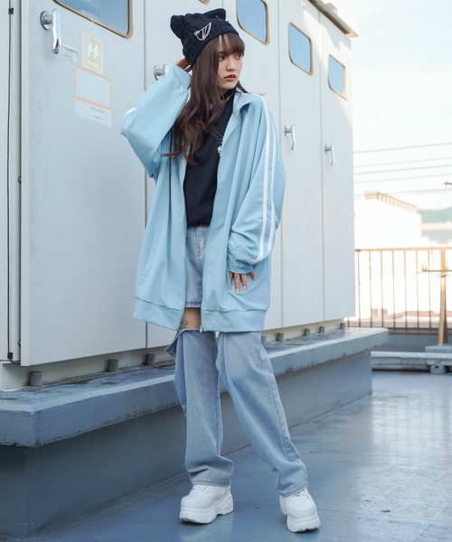 SPINNS（スピンズ）の「サイドジップ厚底スニーカー（スニーカー・レディース・ホワイト/ブラック・L/LL/M）」の12枚目の写真