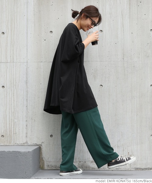 coca(coca)(コカ)の「スーパービッグTee(Tシャツ/カットソー・レディース・ホワイト/ブラック・ONE SIZE)」の10枚目の写真
