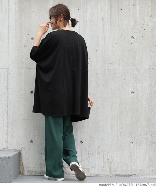 coca(coca)(コカ)の「スーパービッグTee(Tシャツ/カットソー・レディース・ホワイト/ブラック・ONE SIZE)」の11枚目の写真