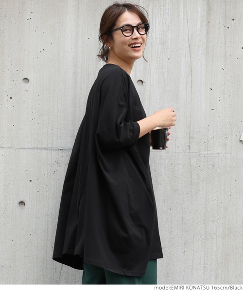 coca(coca)(コカ)の「スーパービッグTee(Tシャツ/カットソー・レディース・ホワイト/ブラック・ONE SIZE)」の12枚目の写真