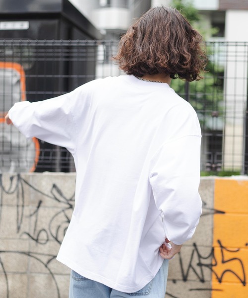 WEGO（ウィゴー）の「WEGO/ヘビーウエイト グラフィティロンT（Tシャツ/カットソー・メンズ・ホワイト/ブラック/ホワイト系その他/ブラック系その他・MEDIUM/LARGE）」の21枚目の写真