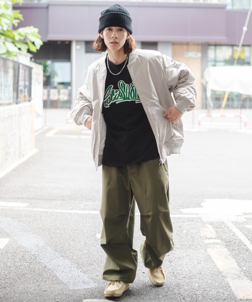 WEGO（ウィゴー）の「WEGO/ヘビーウエイト グラフィティロンT（Tシャツ/カットソー・メンズ・ホワイト/ブラック/ホワイト系その他/ブラック系その他・MEDIUM/LARGE）」の7枚目の写真