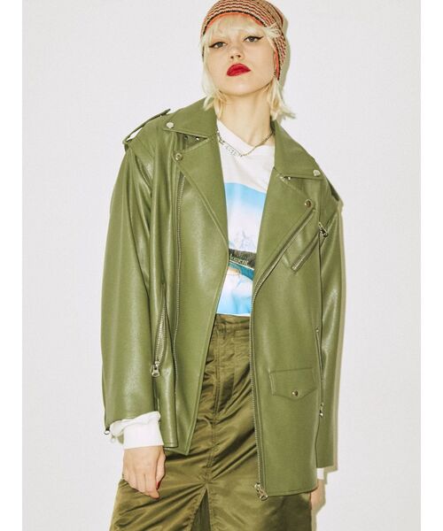 jouetie(ジュエティ)の「ネイチャーフォト ロンT(Tシャツ/カットソー・レディース・オフホワイト/ブラック/パープル・MEDIUM)」の14枚目の写真