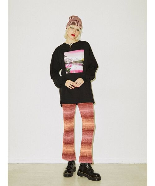 jouetie(ジュエティ)の「ネイチャーフォト ロンT(Tシャツ/カットソー・レディース・オフホワイト/ブラック/パープル・MEDIUM)」の22枚目の写真