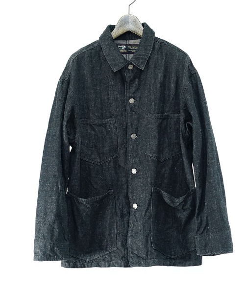 EGO TRIPPING（エゴトリッピング）の「mj8729- WOOLDENIM COVERALL カバーオール（カバーオール・メンズ・インディゴブルー/ブラック・46/48）」の9枚目の写真