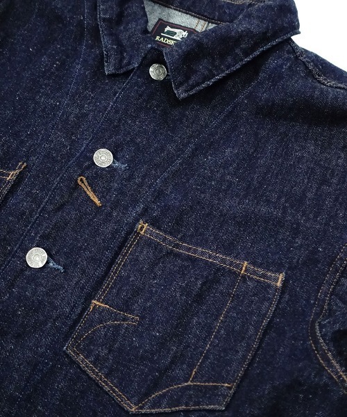 EGO TRIPPING（エゴトリッピング）の「mj8729- WOOLDENIM COVERALL カバーオール（カバーオール・メンズ・インディゴブルー/ブラック・46/48）」の11枚目の写真
