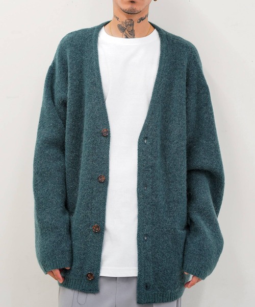 Subciety(サブサエティ)の「MOHAIR CARDIGAN(カーディガン/ボレロ・メンズ・ブラック/グレー/グリーン・SMALL/MEDIUM/LARGE/X-LARGE)」の15枚目の写真