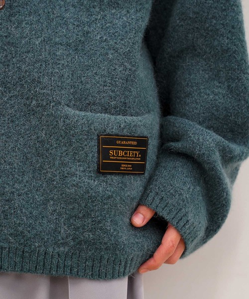 Subciety(サブサエティ)の「MOHAIR CARDIGAN(カーディガン/ボレロ・メンズ・ブラック/グレー/グリーン・SMALL/MEDIUM/LARGE/X-LARGE)」の5枚目の写真