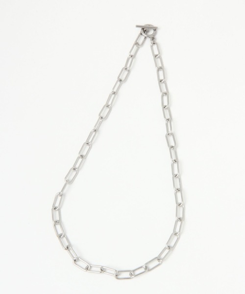 GLOBAL WORK(グローバルワーク)の「ステンレススクエアネックレス/UNISEXアクセサリー/299738(ネックレス・レディース・ゴールド/シルバー・FREE)」の3枚目の写真