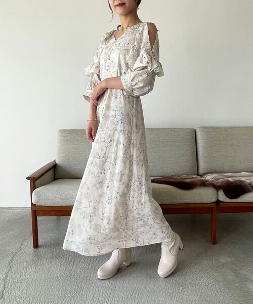 セール シャドーフラワーフリルワンピース ワンピース Majestic Legon マジェスティックレゴン のファッション通販 Zozotown