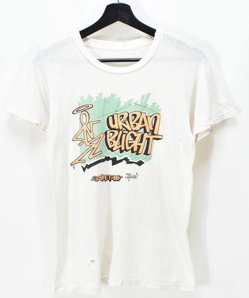 【ヴィンテージ古着】80's URBAN BLiGHT ’Boro’ Ｔシャツ（Tシャツ/カットソー）｜VINTAGE（ヴィンテージ）