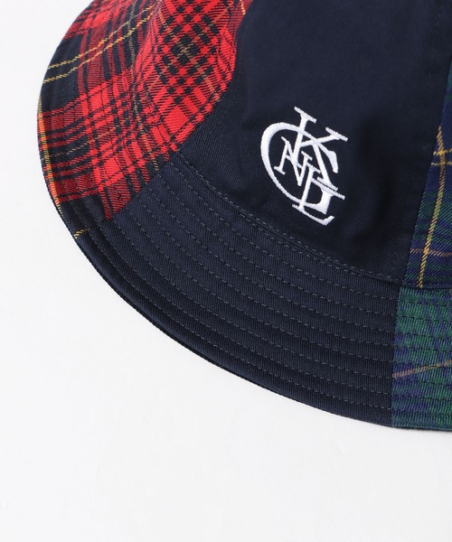 KANGOL（カンゴール）の「KANGOL/カンゴール Work Leisure RevCasual バケットハット ワンポイント ブランドロゴ（ハット・メンズ・ネイビー/ベージュ・L/M）」の8枚目の写真