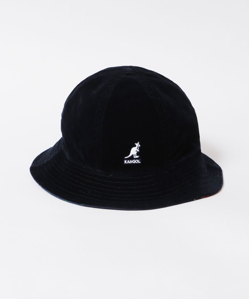 KANGOL（カンゴール）の「KANGOL/カンゴール Work Leisure RevCasual バケットハット ワンポイント ブランドロゴ（ハット・メンズ・ネイビー/ベージュ・L/M）」の20枚目の写真