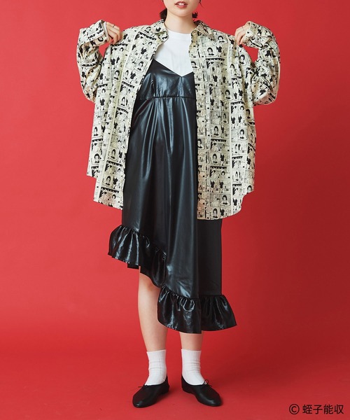 I am I in fact...(アイアムアイインファクト)の「IAMI×EBISU コミックpr ビッグシャツ(シャツ/ブラウス・レディース・ベージュ・FREE)」の19枚目の写真