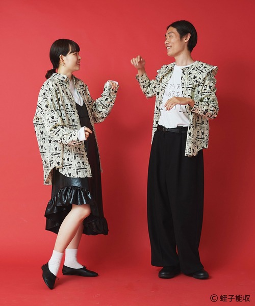 I am I in fact...(アイアムアイインファクト)の「IAMI×EBISU コミックpr ビッグシャツ(シャツ/ブラウス・レディース・ベージュ・FREE)」の8枚目の写真