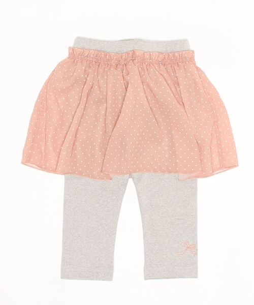HAKKA BABY（ハッカベビー）の「[ベビー]ミニドットシフォンスカッツ（スカート・キッズ・オレンジ/グリーン・L）」の2枚目の写真