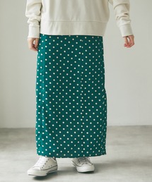 and R | ドットプリントスカート(スカート)